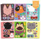 JUUFLA 24 PCS Cat Make a Face DIY Stickers for Kids, Party Bag Fillers Gift Set, Sticker Sheets Birthday Decorations Supplies, Favours Kit School Prize for Girls Boys