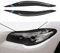 2PCS Auto Scheinwerfer Augenbrauen Abdeckung Augenlider Aufkleber Kohlefaser Decal Kompatibel mit F10 F11 2014 2015 2016 2017 Zubehör