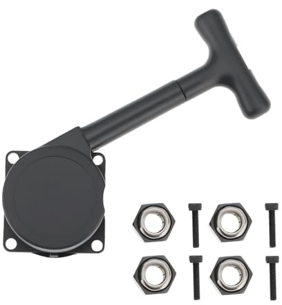 ECSiNG 1 Juego de Kit de Arranque por Retroceso con Manija de Tracción Compatible con Redcat HSPR020 1:10/1:8 RC Nitro Car Compatible con Vx16 18 21 OE R020 R025 Negro