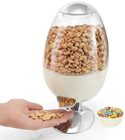 CHANGLKJ Automatic Sensor Candy Dispenser Machine, Motion Activated Candy Dispenser, Transparent Durable Material and Convenient Cleaning, for Home, Party, Office, Candy Shop