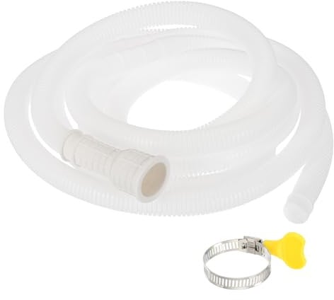 PATIKIL 3 Meters Air Conditioner Drain Kit, Universal AC Drain Hose Connector Hose with Clamp Cuttable Rubber Adapter for Mini-Split Window AC Unit Dehumidifier Faucet