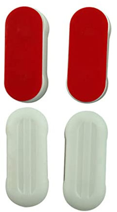 HOMSFOU 8Stücke Toilettensitz Stoßdämpfer Universelle Selbstklebende Ersatzstoßstangen Tpe Langlebig und Stabil für Reparatur von Toilettensitzen