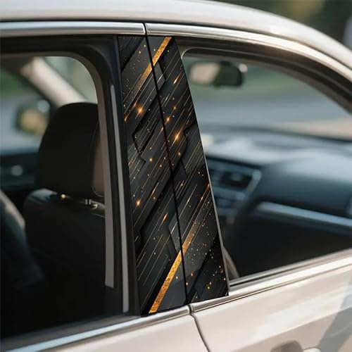 Sun Protection B-Pillar Stickers Auto-B-Säulen-Aufkleber, 19,69 x 9,84 Zoll, personalisiertes Vinyl-Aufkleber-Set für Fahrzeugtürsäulen, wasserfester Auto-B-Säulen für Autos, Lieferwagen, SUVs (01)