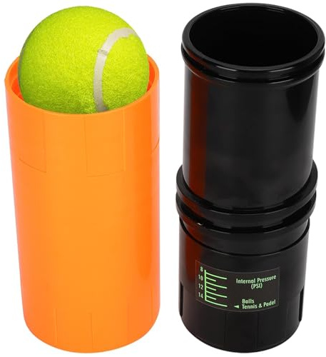 Tennisball-Druckbehälter-Set – robuster Druckbehälter für alte Tennisbälle, langlebiger Schraubkugelzylinder mit Dichtfunktion | Sorgt für die Leistung und die