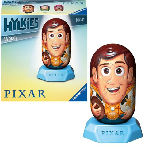 Ravensburger Hylkies No.41 Toy Story 5 Woody 3D Puzzle – 54 Piece Collectible Mini Figure Toy for Kids Display