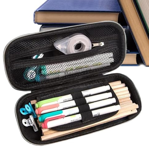 Trousse À Crayons Enfant Organisateur De Rangement Grande Capacité | Grande Trousse à Crayons Amusante pour Stylos pour Maison École Cadeau Anniversaire Fête