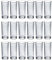GRÄWE Trinkgläser Set, 18er Set, Wassergläser 300 ml, Longdrinkgläser, spülmaschinengeeignet, Saftgläser, Trinkgläser gemustert, Gläser für Cocktails