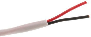 500ft, Stranded Copper 14/2 White Speaker Cable, Inwall Rated ( 2 PACK ) BY NETCNA
