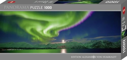 Heye 298579 Polar Light, 1000 Teile Panoramaformat Puzzle, Silver