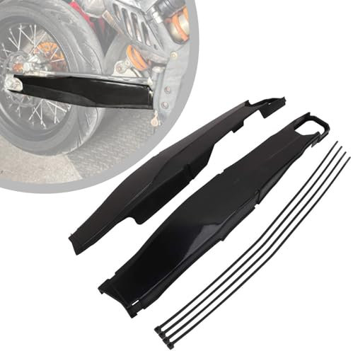 JFG RACING Protezione Forcellone Moto,Paraforcellone Protezione Telaio per EXC125 EXC200 EXC300 EXC-F250 EXC-F350 EXC-F400 EXC-F450 EXC-F500 TC/FC125 FC250/350/450 TE125/250 FE250/350/450-Nero