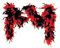 narrenkiste W21005-20 schwarz-rot Federboa Federstola