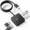 ICZI Hub USB 3.0, Multipresa 4 Porte Estensione Sdoppiatore Dati USB con Cavo Lungo 120cm Adatto per MacBook Pro, Mac Mini, iMac, Surface.