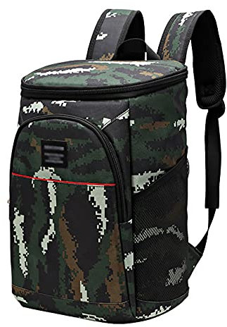SLDHFE Mochila enfriadora, ligera, suave, a prueba de fugas, aislada, para almuerzo, picnic, senderismo, camping, playa, parque, excursiones de un día, 20 litros