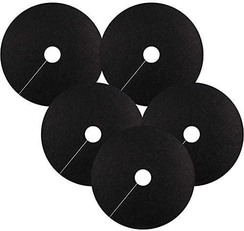 Tiardey 5er Pack 20,4 Zoll Baummulchring - Baumschutzmatte, Baumunkrautschutzmatte zur Unkrautbekämpfung Wurzelschutz