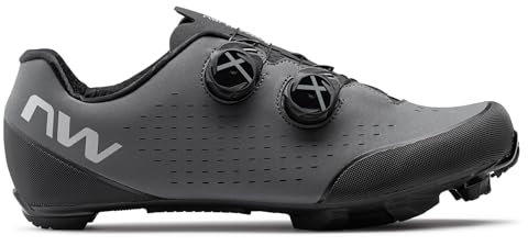 Northwave Rebel 3 MTB Schuhe, Fahrradschuhe Mountainbike XC, Grau 39.5