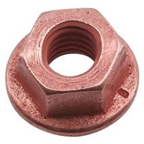 Connect 30741 Copper Flashed Nut Flanged & Self Locking M8 x 1.25 x 13mm Hex 5pc, Brown