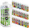 C.P. Sports Drink Syrup I Sciroppo senza zucchero per Vital Drink Tè FREDDO MELA con vitamine I Concentrato da mescolare con acqua per bevande sportive I 2 litro + dosatore a pompa