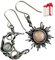 Feelairy Sonne und Mond Ohrringe - Vintage Bohemian Schmuck für Frauen Mädchen, Retro Anhänger Geschenk für Freundin, Liebhaber, Mutter, Tochter