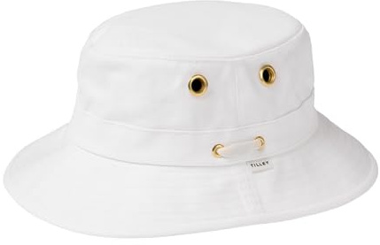 Tilley The Iconic T1 Bucket Hat, White, 7 3/4