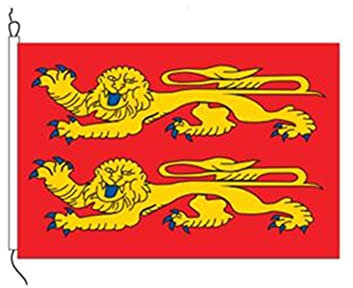 Stormflag Drapeau Normandie 50x75cm Drapeau Basse-Normandie 75x50cm polyester 110g/m2 avec œillets et Double couture