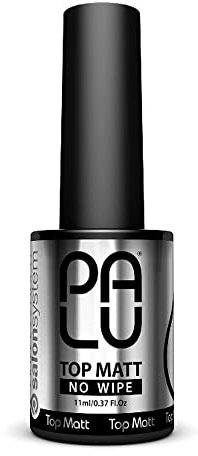 PALU - Hybrid Top Coat - Top Hybridlacke - Schützt das Nageldesign - Nagellack für Nägel Behandlung - UV/LED - MATT NO WIPE, Matt-Effekt, 11g