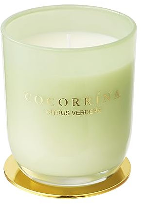 Cocorrína Candle Duftkerze im Glas - Zitrus-Eisenkraut, Brenndauer bis zu 40 Stunden, Natürliche Soja-Kerze, Weihnachten Geschenk Kerze, 180g