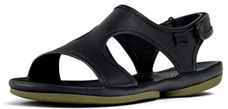 Camper Women's Right Nina K201645 T-Strap Sandal, Noir 003, 36 EU