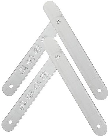 KONTONTY 2pcs Ladder Accessories Aluminum Alloy Tie Rods Flexible High-Performance Hinges for Step Ladders Easy Installation Replacement Parts Corrosion-Resistant