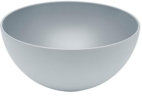 Magu Natur-Design Schüssel Grau Ø 16 cm aus einem Polymer aus natürlichen Materialien Müslischüssel Salatschüssel Dipschale