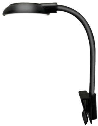 kowaku Aquarium Licht Mini Aquarium Licht Clip auf Süßwasser Aquatic 360 Grad freie Rotation Wasserdichte Pflanze Beleuchtung, Schwarz