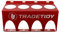 Tradetidy Spray Can Holder, Garage Organiser for Spray and Aerosol Can, Shelf Organiser Ideal for Vans, Garages, Workshops, Robust Steel Construction, Colour - Red