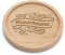 PrintPlanet® - Personalisierter Holz-Untersetzer mit Gravur - Untersetzer mit Namen personalisiert - Motiv: Ornamente