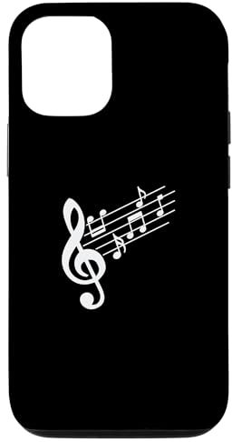 Clave musical con notas Carcasa para iPhone 13