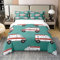 Loussiesd Ambulance Bettbezug Set Baumwolle Kinder Auto 100% Baumwolle Bettwäsche Set 135x200cm Jungs Mädchen Decor Cartoon Auto Betten Set Emergency Responder Vehicles Grün Bettwäsche-Set