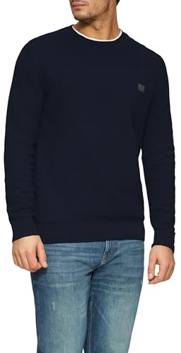 s.Oliver Strukturierter Strickpullover mit Logo-Patch