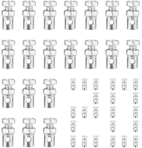 20pz Morsetto Acceleratore Universale, Estremità Cavo Freno Acceleratore con Contenitore Trasparente Estremità Cavo Bici Accessori Estremità Cavo Moto Estremità Ferma Cavo per Trattore Scooter