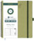 BEZEND Kalender 2025-2026, Monatsplaner 2025-2026 (24 Monate) 22,9 x 20,3 cm - 120 g/m² dickes Papier - Planer mit Spiralbindung, Kalender mit Tabs, Softcover - Kiwi