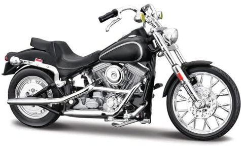 MPODYTSF Maßstabgetreues Modell 1/18 Für Harley Für Davidson 1984 FXST Softail Motorrad-Modelldruckgussfahrzeuge, Sammlerspielzeug