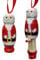 EHOTER Rude Santa Claus Christmas Tree Ornaments - Funny Xmas Wood Decorations With String (Christmas Man)