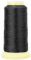 PATIKIL Bonded Thread, 0.4 mm 550 Yards Polyester Sewing Cord for Weave Bracelets Pendant Ropes Macrame Bookbinding DIY Craft, Black