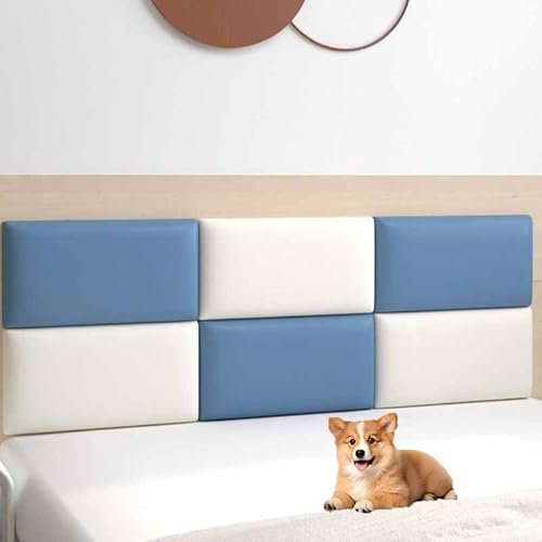 Wandpaneele Gepolstert Wandkissen Selbstklebend 3d Selbstklebend Wandaufkleber Paneele Wand,Wandkissen Bett Selbstklebend Leder Polsterpaneel Wandkissen Abnehmbar Schutzplatte(9,Width180*Height50)