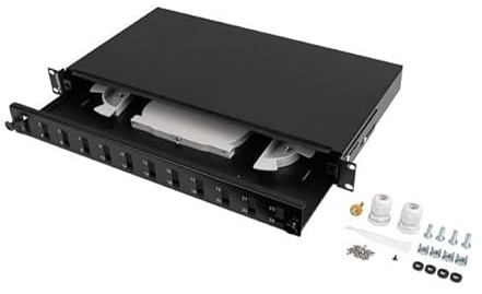 Lanberg 19 1U Fiber Patch Panel 12XSC Duplex / 12XLC Quad B
