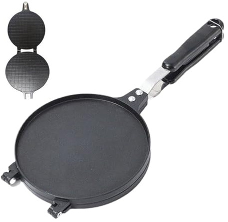 laxreheye Eiswaffelmaschine | Sandwich-Waffeleisen mit Motiven, kulinarisches Zubehör für Chips, Pfannkuchen, Sandwich, zum Backen, für Picknick, Haus, Party, Camping