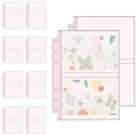 Sammelordner für Karten, 10 Blatt, transparent, A5, A6 – Fotoalbum, Displayordner für Karten | für die Organisation der Sammlung, Erwachsene, Sammler, Umschläge