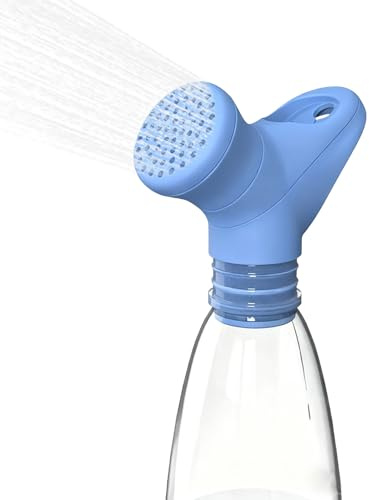 Generico Alcachofa de ducha para botella de agua – Aspersor para botella | Pulverizador portátil | Alcachofa de ducha de camping con bomba para botellas de agua para camping, senderismo, picnic