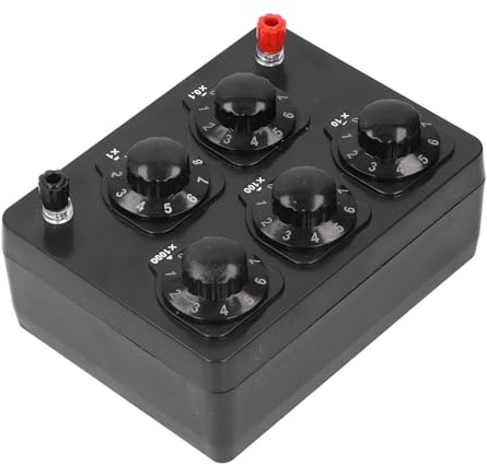 Ausla Resistore a Scatola Decennale Ad Alta Precisione, Struttura in ABS, Precisione a 5 Cifre, Risoluzione 0,1 Ohm per Test e Calibrazione di Dispositivi Elettronici