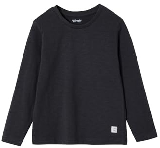 Vertbaudet Jungen Langarmshirt Basic anthrazit 152