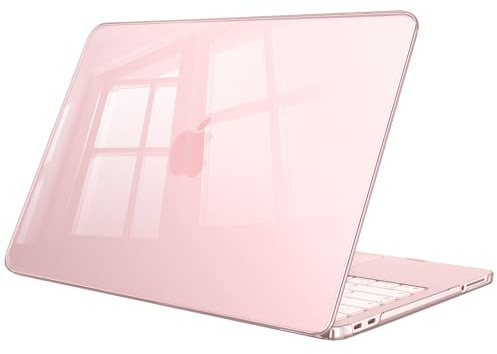 Fintie Hülle Kompatibel mit MacBook Neo 13 Zoll A3404 mit A18 Pro Chip 2026 | Ultradünne Hartschale Schutzhülle Snap Cover, Rosa