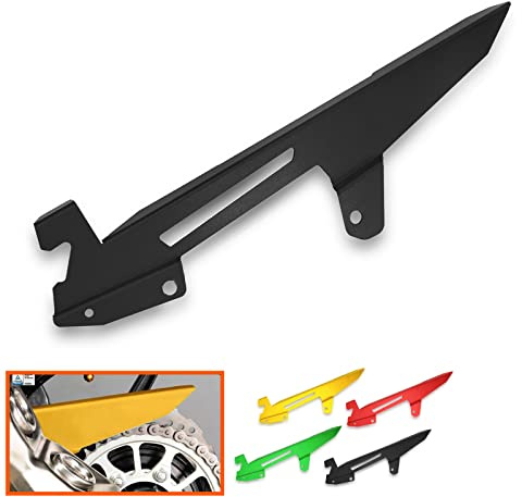 HEINMO Motorrad Kettenschutzabdeckung Schild Schutz Kompatibel mit Kawa' Z1000 Z1000SX Ninja1000 2011-2021 Kettenschutz Schutzabdeckung Dekoration (Black)