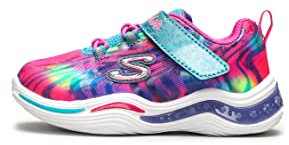 Skechers Power Petals Lights Girls Sports Trainers 32 EU Mehrfarbig